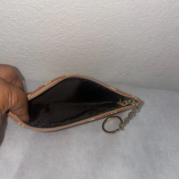 Dooney & Bourke  Brown Leather Wristlet - Picture 3 of 3